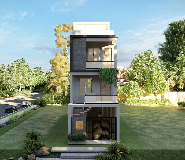 Commercial architecture project by Insight Architects, Rajkot